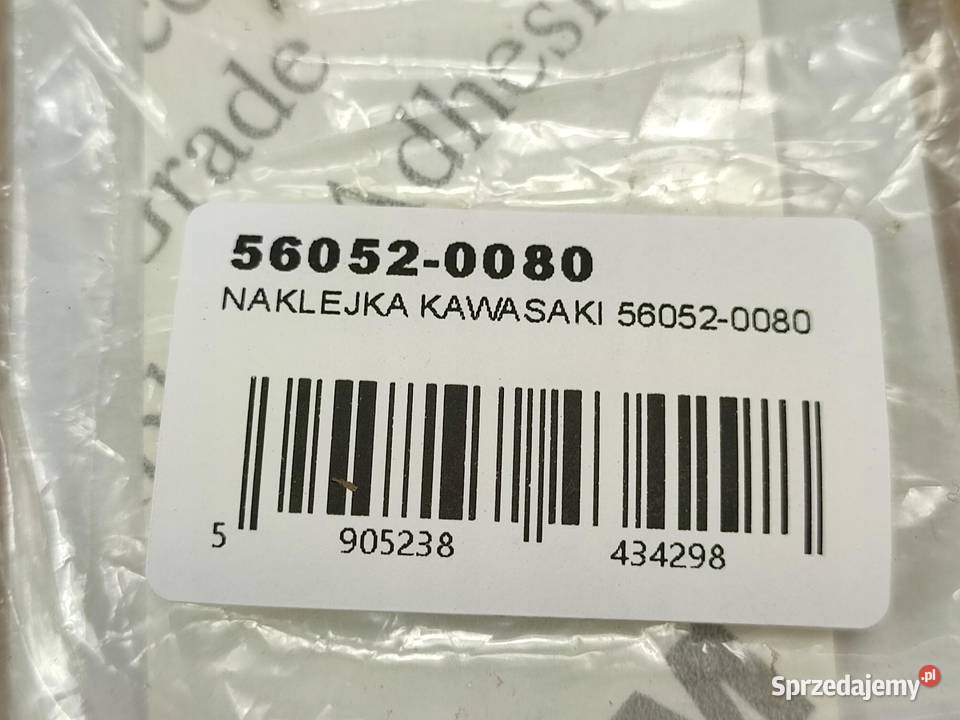 NAKLEJKA 636 NA ZADUPEK KAWASAKI NINJA ZX6R 0304 Emblematy sprzedam