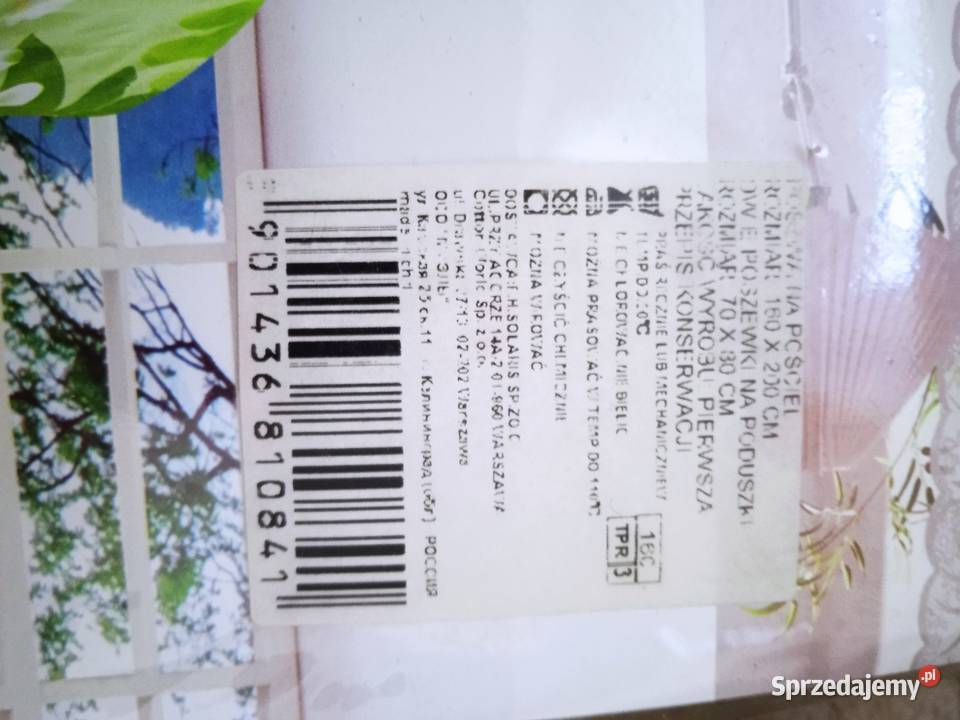 Komplet pościeli bawełnianej nowej