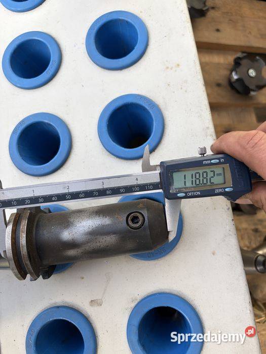 Uchwyt Oprawka SK40 z tuleją 12 mm długość Tuliszków