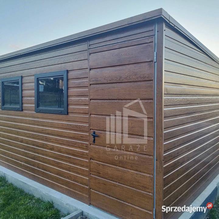 Schowek Domek Ogrodowy 4x3m Drzwi 2x Okno blacha mazowieckie Otwock