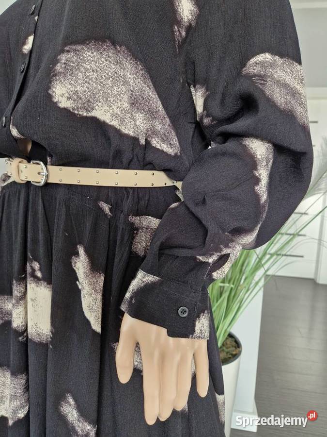 Nowa sukienka midi z wiskozy