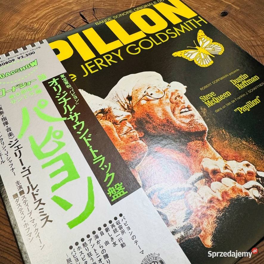 Jerry Goldsmith OST papillon NMNM Japan Obi LP Gdynia