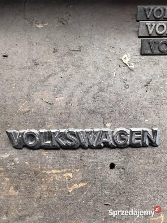 Emblemat znaczek napis Volkswagen mk2 2 Mościska
