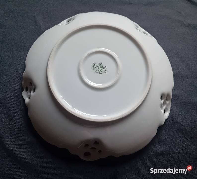 Biały talerzyk Rosenthal Moliere sygnatura z lat Porcelana i szkło Koźminek sprzedam