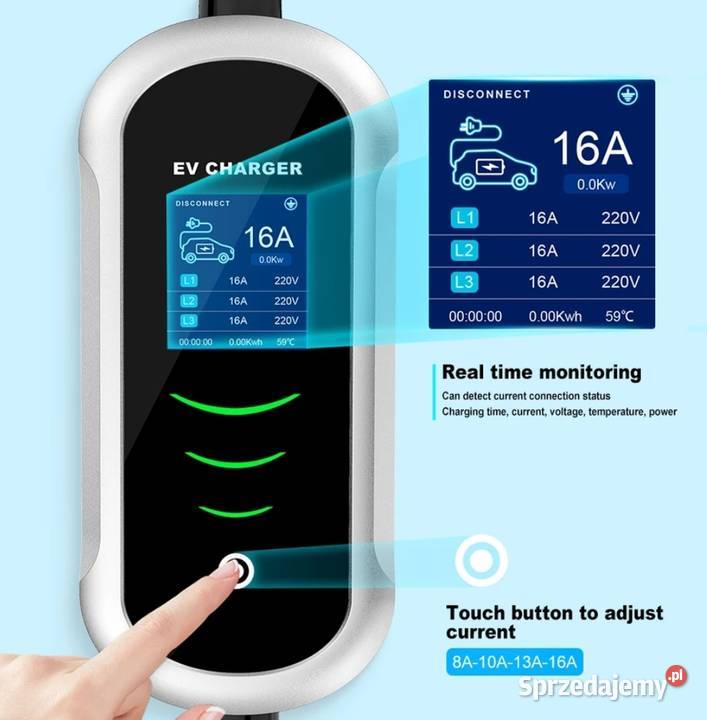 Ładowarka do samochodu elektrycznego 3f 11 kW Osieczna