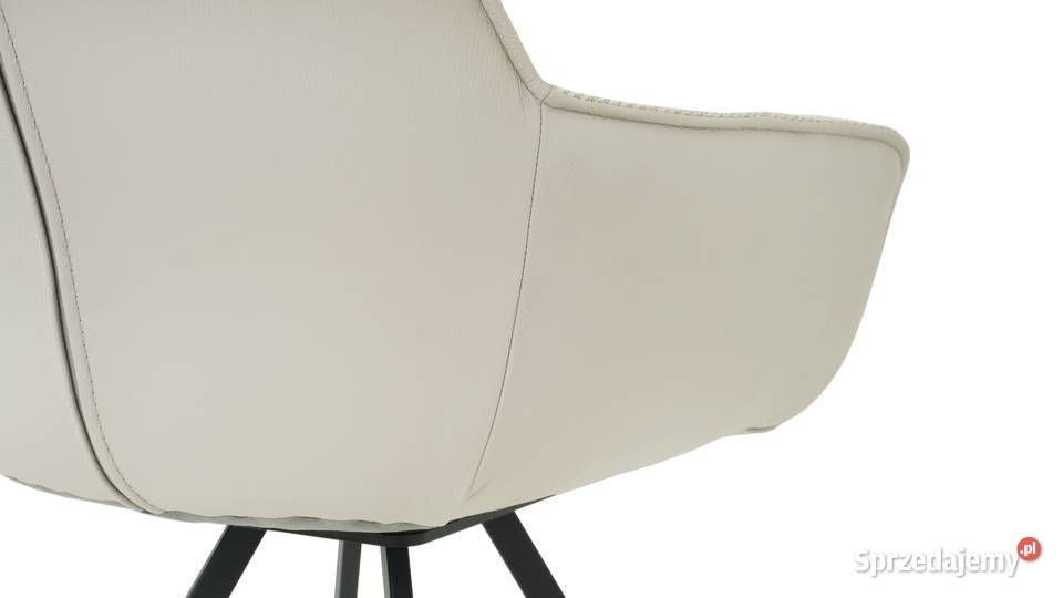 Krzesło Gaya obrotowe skóra połączona z tkaniną Bydgoszcz