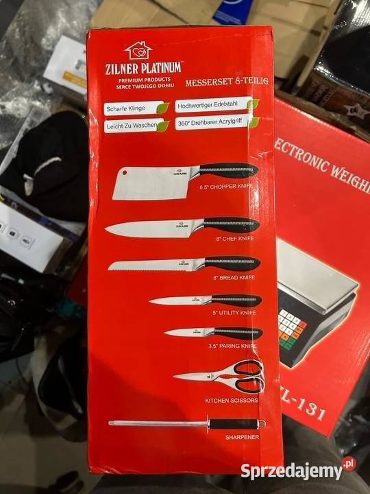 Noże na stojaku ala Versace Szczecin