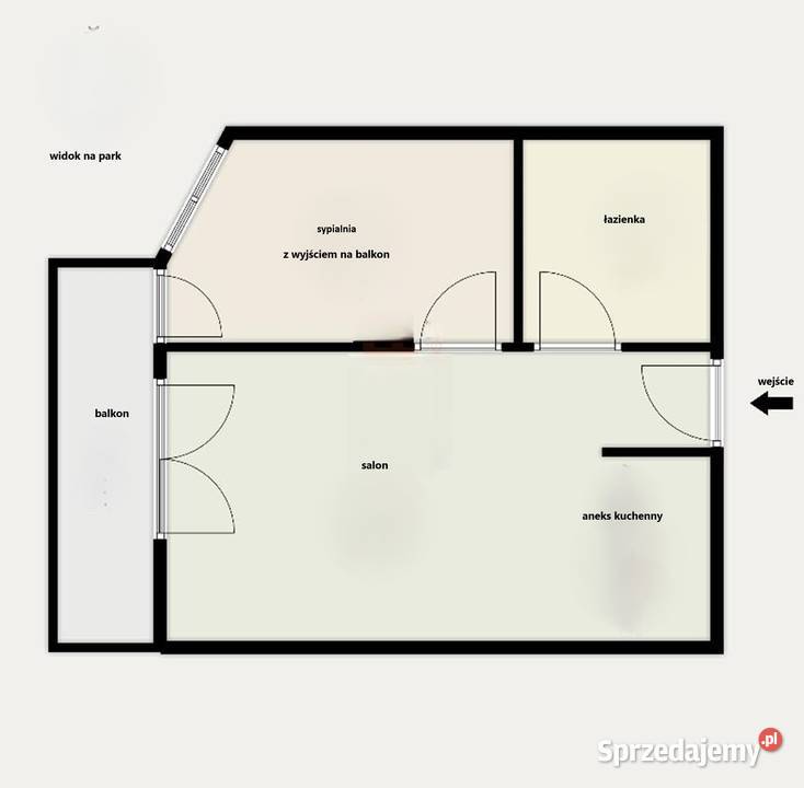 Mieszkanie w apartamentowcu 44m2 2p balkon na Rok budowy 2024 Nieruchomości Wrocław