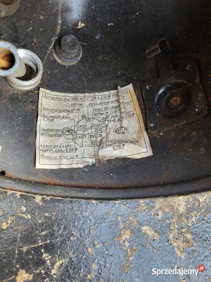 SKORUPA LAMPY DKW RT 125 RT 175 Rybnik
