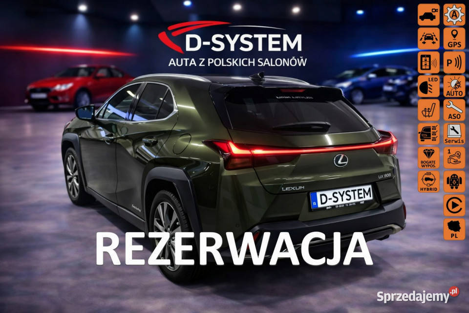 Lexus UX 23 Salon Polska 20 HYBRID Lexus UX 20 światła do jazdy dziennej Białystok