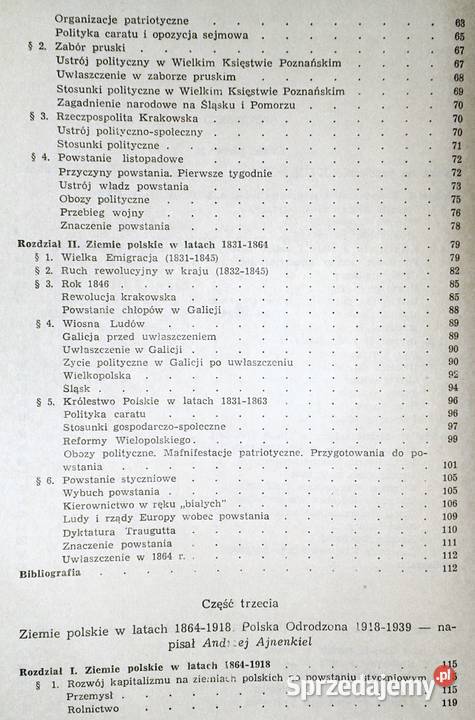 Historia ustroju Polski 17641939 Andrzej Chełm sprzedam