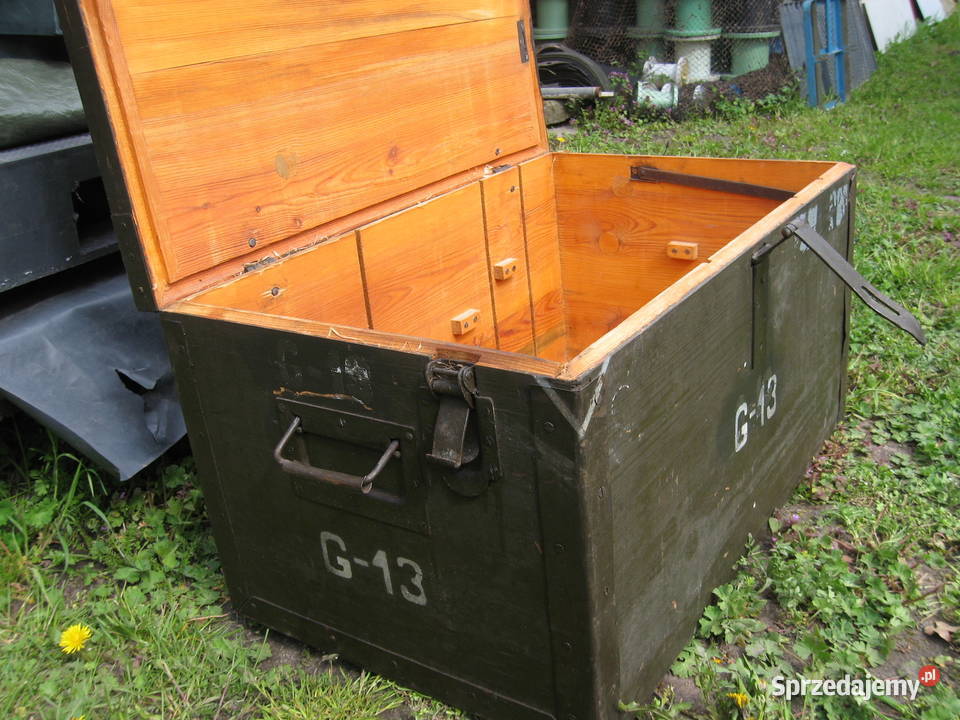 Wojskowa skrzynia transportowa Szczecin