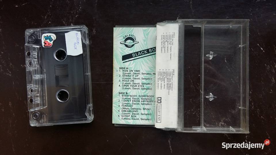 Kaseta magnetofonowa Black box Dreamland wyd kaseta Kultura i Rozrywka
