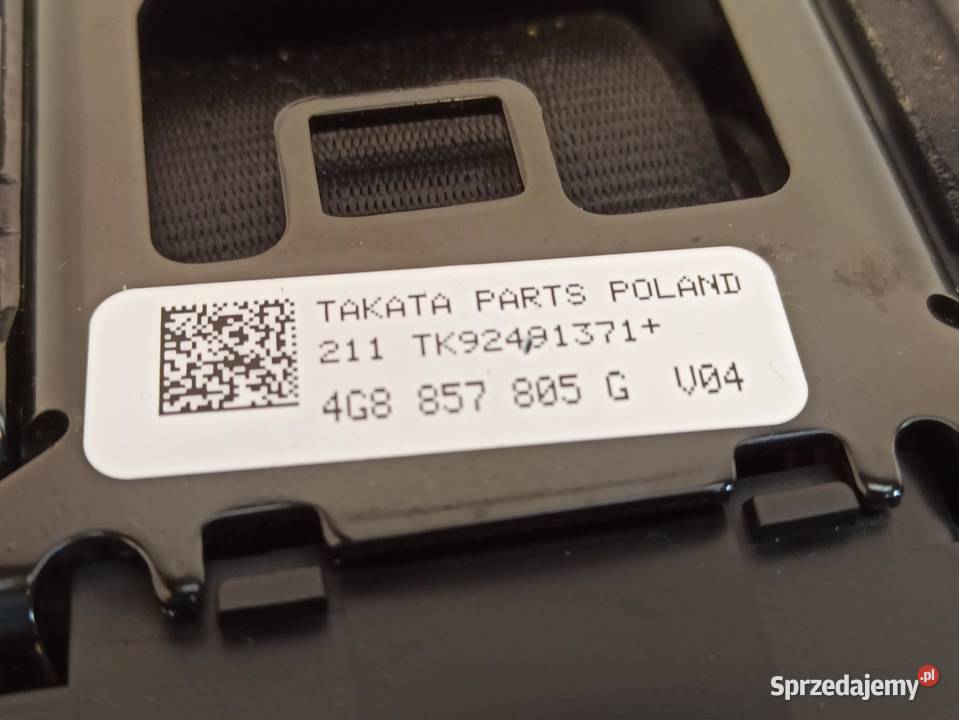 AUDI A6 A7 4G PAS BEZPIECZEŃSTWA TYŁ 4G8857805G Części samochodowe sprzedam