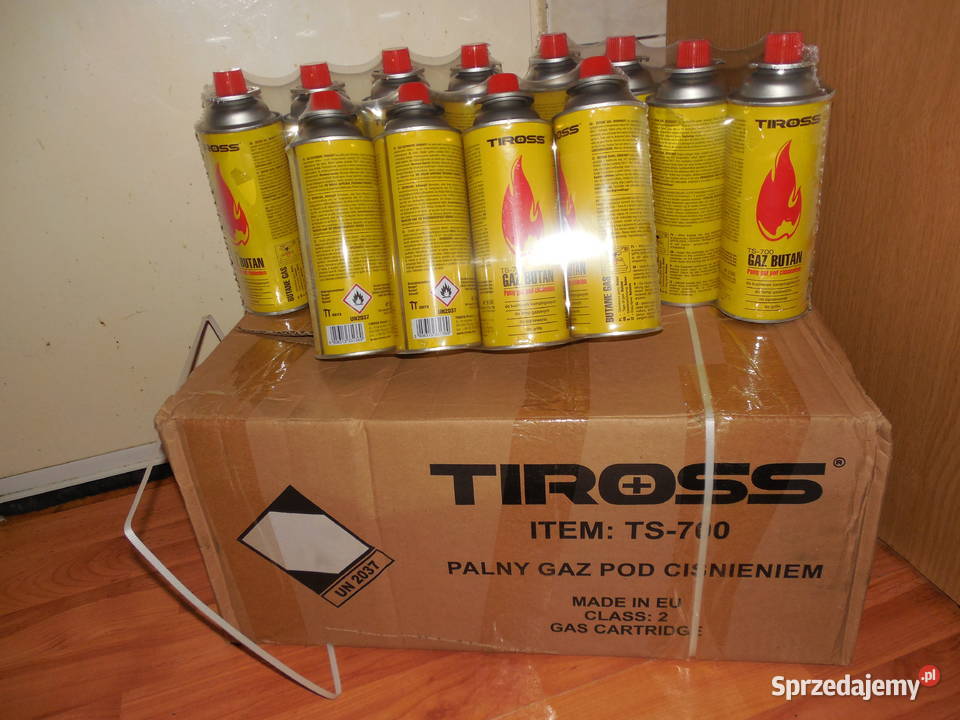 Kartusze gazowe Tiross 28 x 400 ml kuchenka gaz