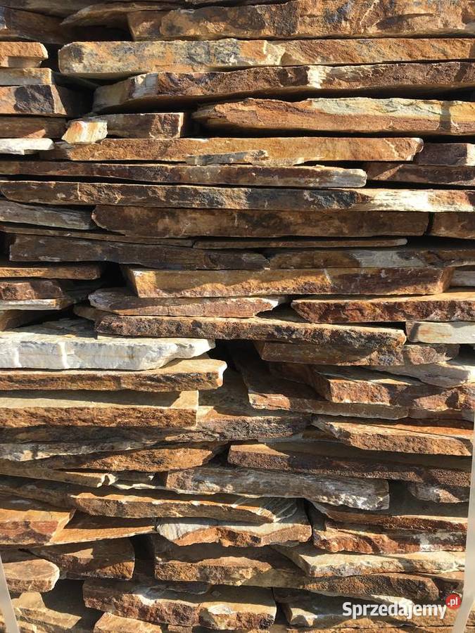 Łupek Naturalny Kamień Elewacyjny na Taras Stare Babice