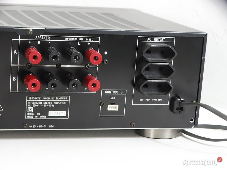 Wzmacniacz Stereo SONY TAF410R Made in Japan 100 Biłgoraj