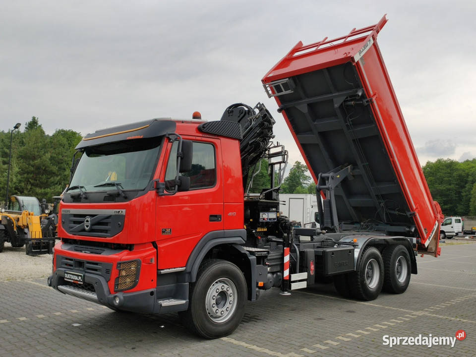 Volvo FMX 410 6x4 13L HDS Radiowy Hydroburta elektryczne szyby Widełki