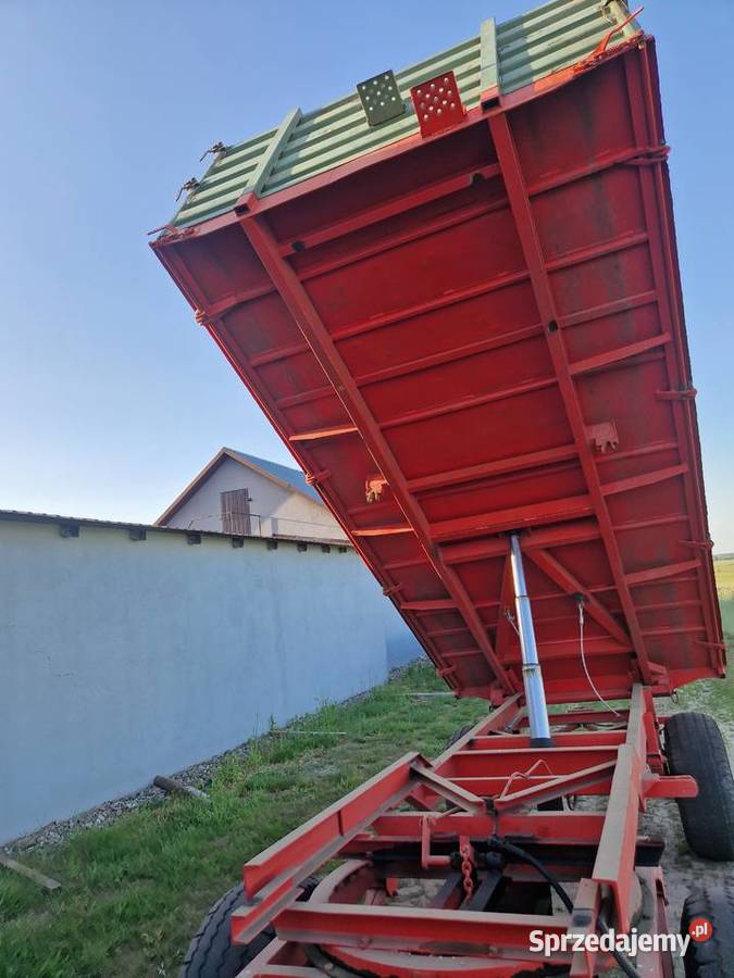 Przyczepa wywrotka zarejestrowana nieuszkodzony Krzywda