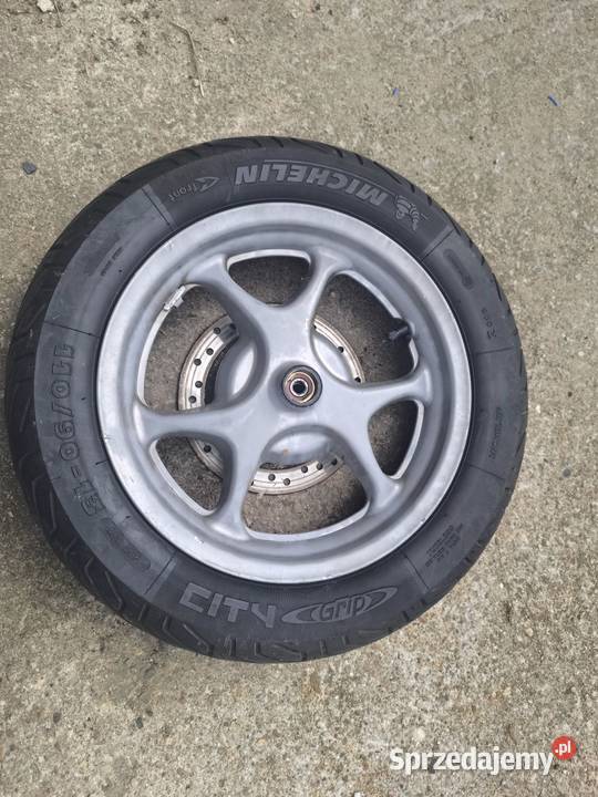 Koło przód Honda NES opona 110 90 R13 Michelin Motocyklowe podlaskie Łomża sprzedam