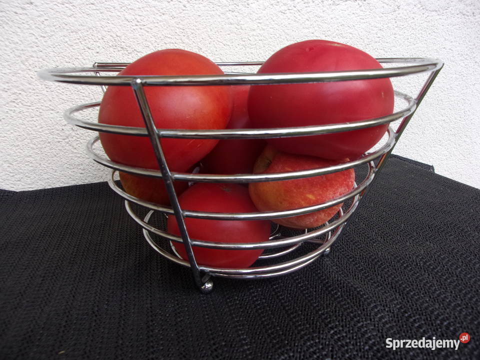 Piękny chromowany duży Kosz na owoce firmy DUKA Warszawa sprzedam