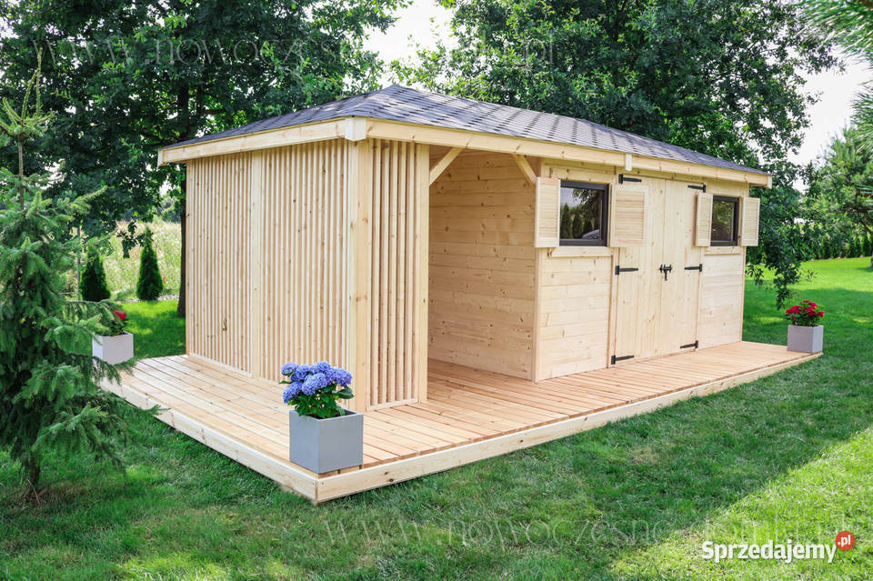 Domek narzędziowy 3x5 Drewutnia Torino 1 pomorskie Gdańsk