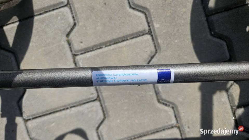 Chodzik starszych osób Aluminiowa podpórka Kędzierzyn-Koźle