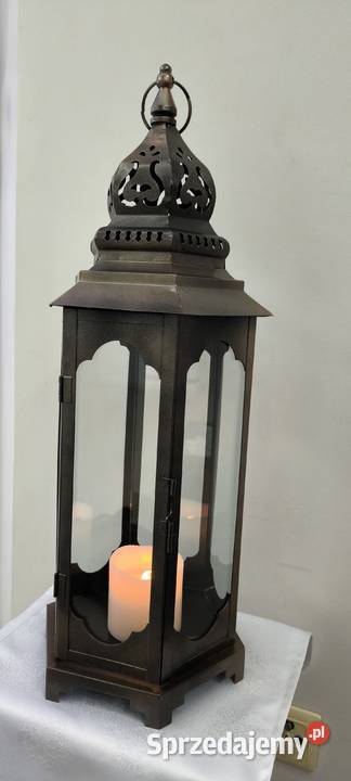 Unikatowy piękny duży lampion ażurowy Pozostałe Spalona