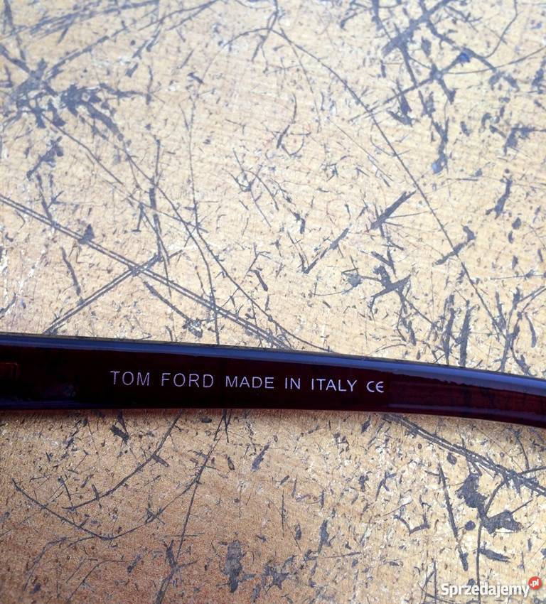 TOM FORD OKULARY PRZECIWSŁONECZNE BRĄZ CZARNE Dla kobiet Bydgoszcz sprzedam