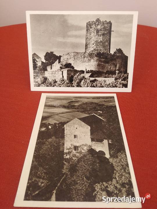 Zamek Bolków Dwie Pocztówki z 1965 roku Pocztówki i karty telefoniczne Wałbrzych