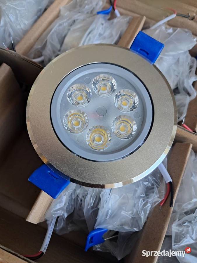 nowe aluminiowe lampy do zabudowy 20 moc 3W Sandomierz