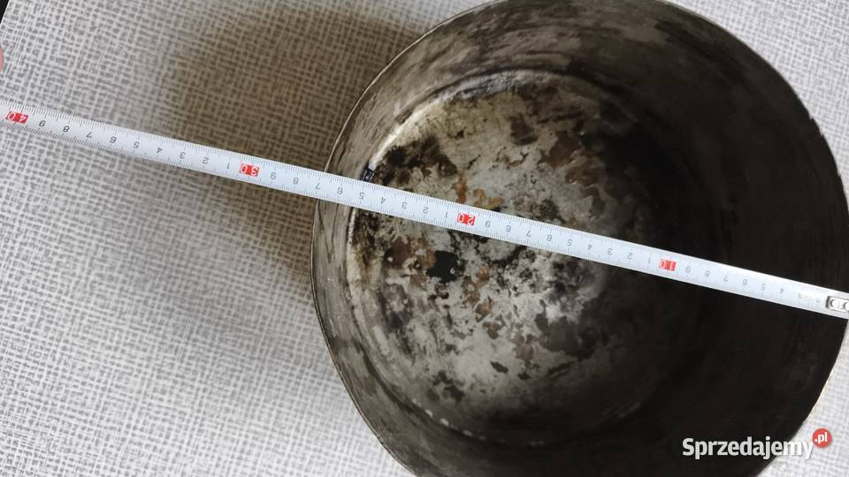 Stary zabytkowy rondel miedziany Toruń