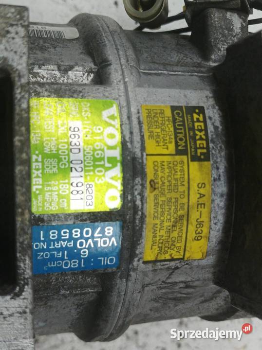 SPRĘŻARKA KLIMATYZACJI 9166103 24 20V Volvo S80 świętokrzyskie