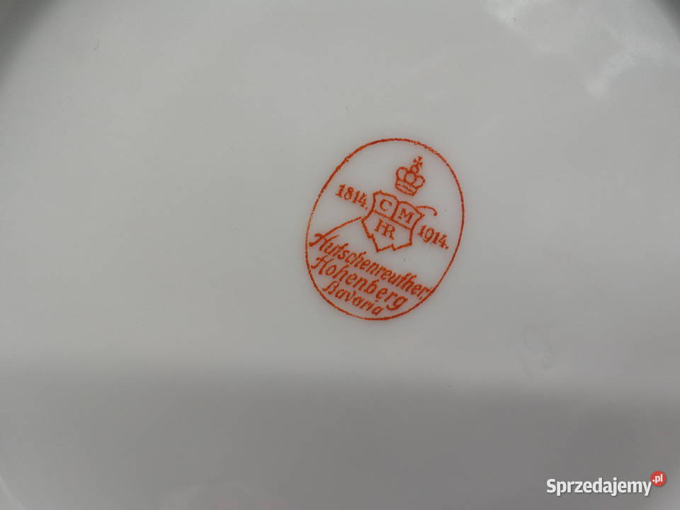Talerz porcelanowy Hutschenreuther Selb Bavaria Raszków