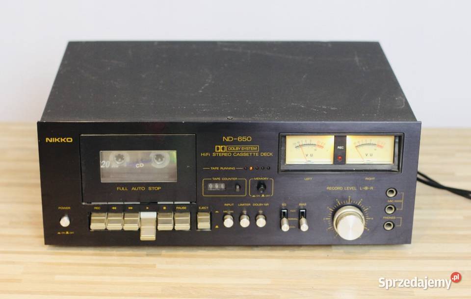 Magnetofon kasetowy Nikko ND650 Grupa