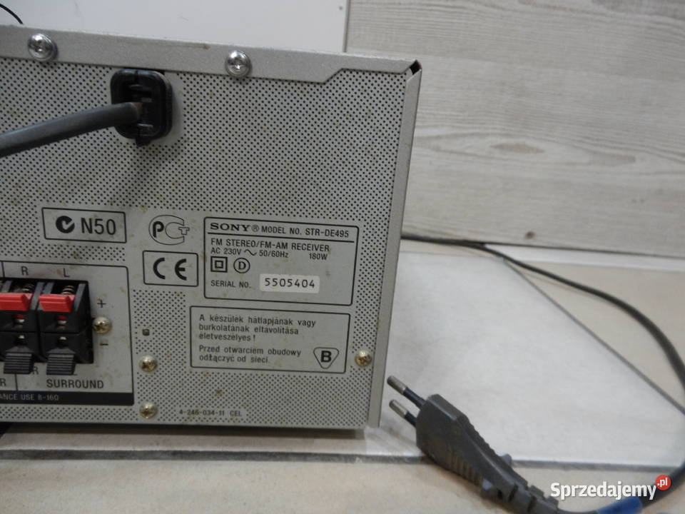 Amplituner Sony STRDe495 pilot sprzedam