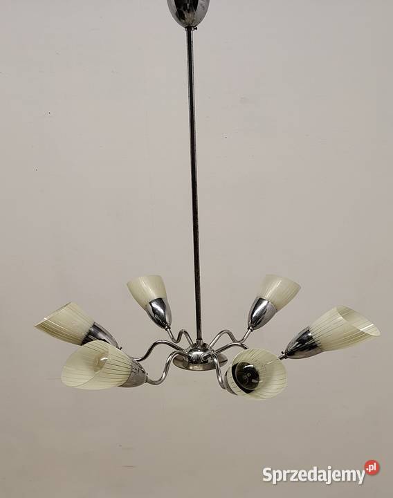 lampa wisząca sufitowa vintage art Deco żyrandol Dom i Ogród