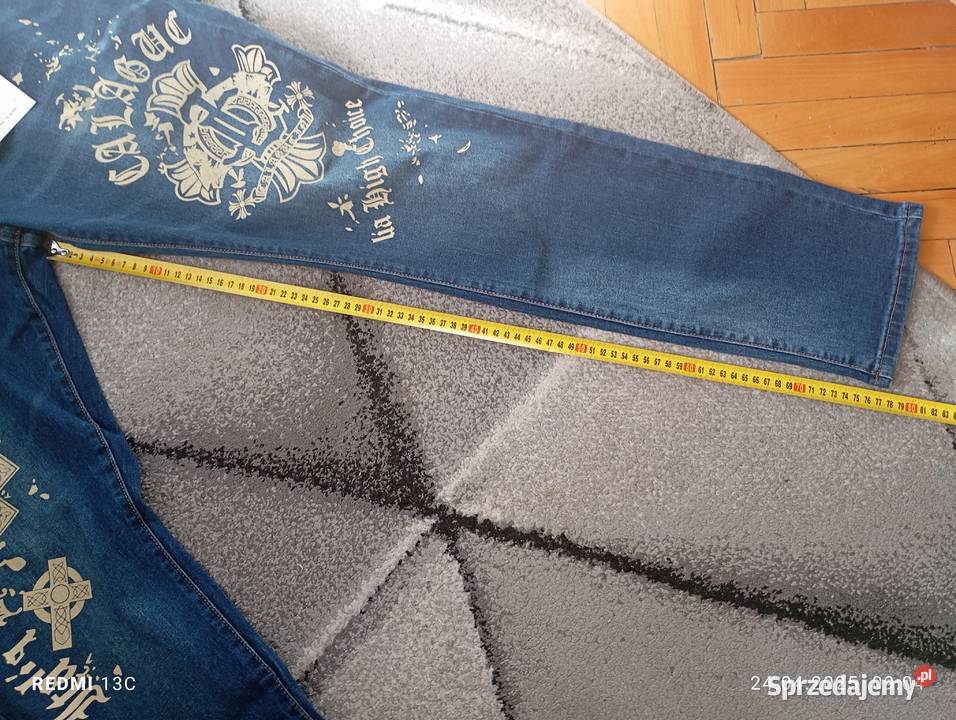 spodnie męskie jeans 38 streetwear Odzież codzienna Radom