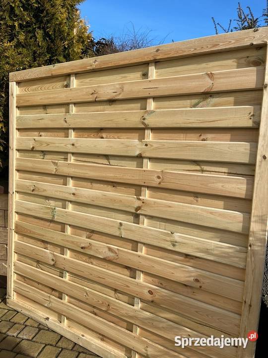 Płot Deskowy Drewniany Ekstra Solidny Mocne Chojnice sprzedam