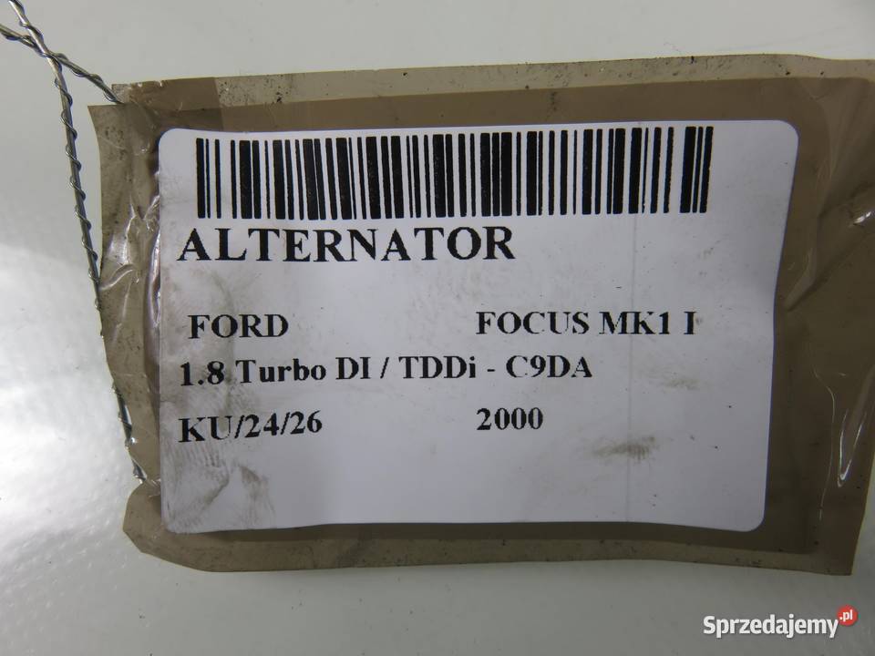 ALTERNATOR FORD FOCUS MK1 I 18 TDDi 90 C9DA osobowe małopolskie