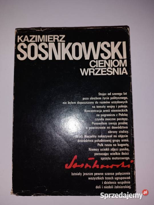 Cieniom Września Kazimierz Sosnkowski Wyd MON kujawsko-pomorskie Bydgoszcz