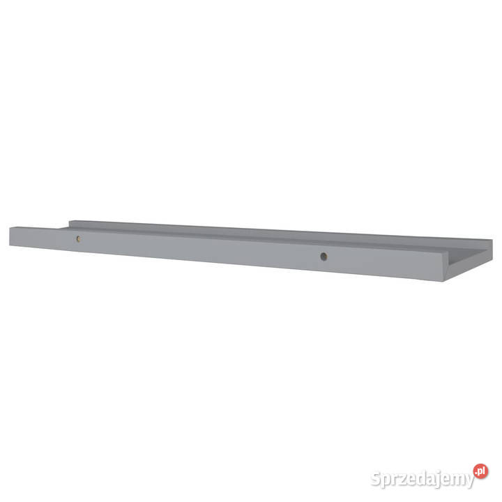 Półki ścienne na zdjęcia 2 szare 80x9x3 MDF Warszawa