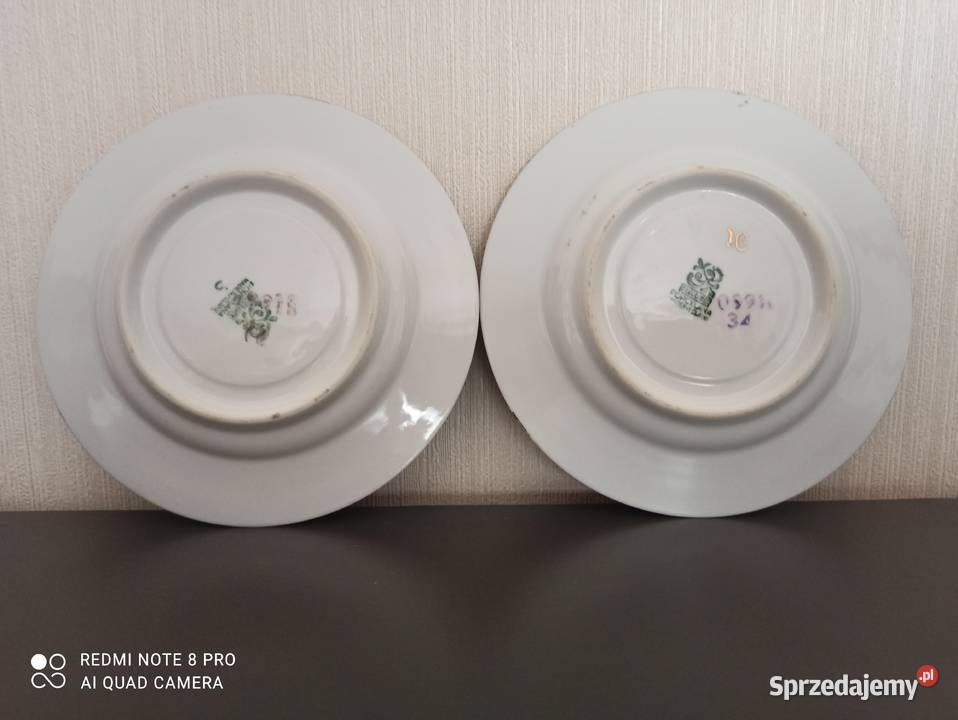 Spodki talerzyki porcelana Włocławek Warpechy Stare sprzedam