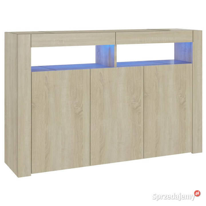 Szafka z oświetleniem LED dąb sonoma 1155 x 30 x