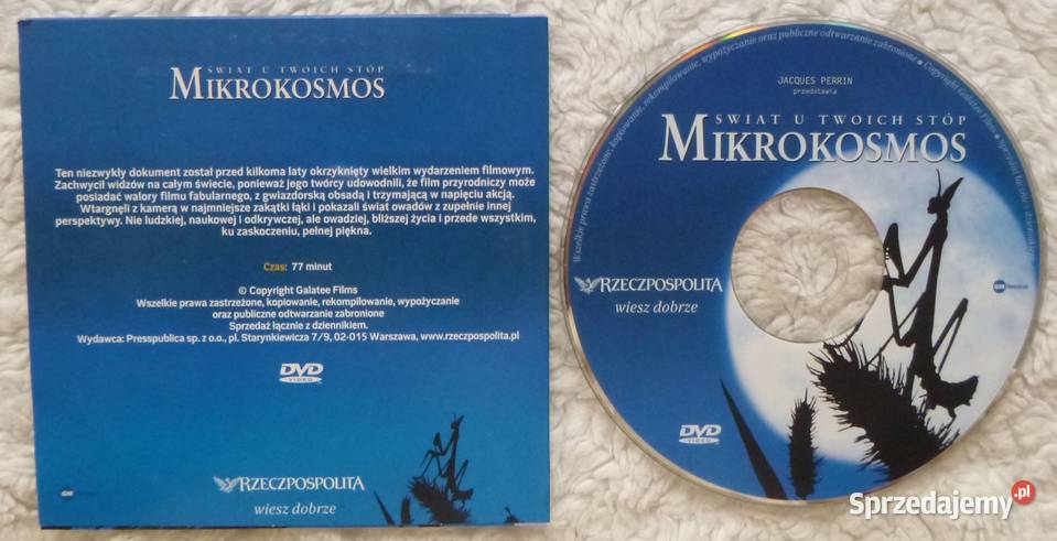 Film DVD Mikrokosmos świat u twoich stóp Warszawa