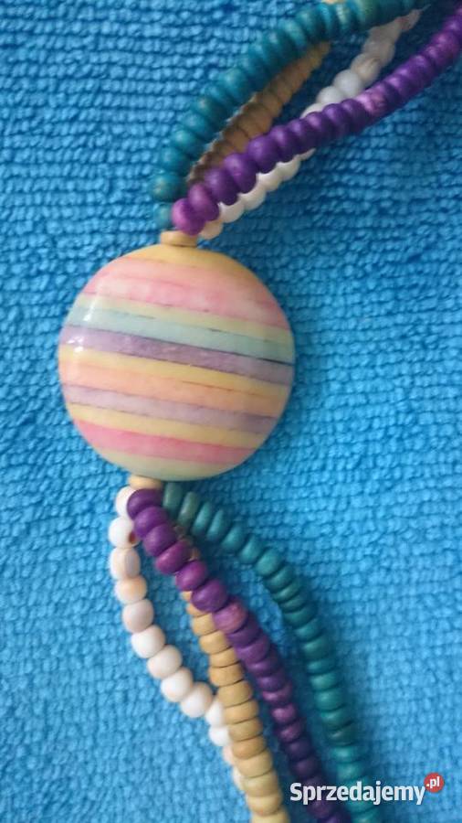 Naszyjnik super elegancki z koralami ciekawy Naszyjniki Wrocław