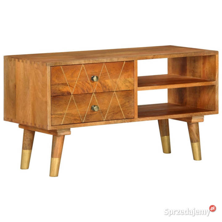 Szafka pod TV 85 x 35 x 47 lite drewno mango Warszawa