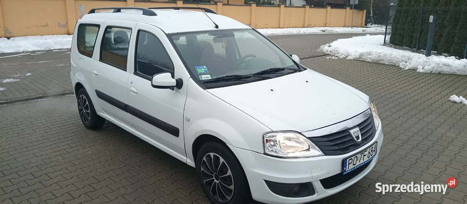 Dacia Logan MCV biały wielkopolskie