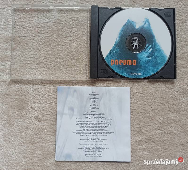 Płyta CD Pneuma Kokon 2003 chrześcijańska muzyka
