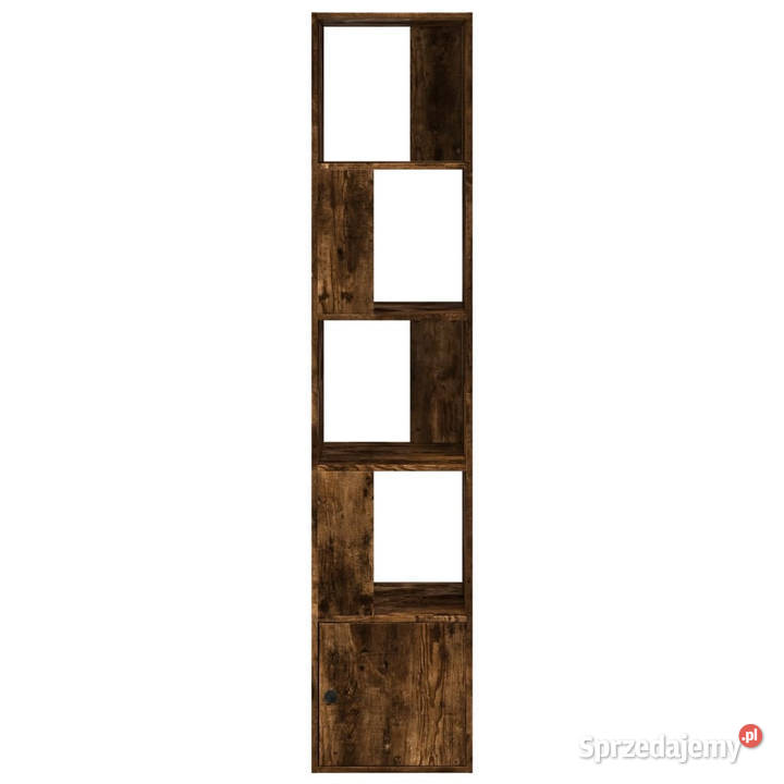 Regał przydymiony dąb 40x36x189 materiał